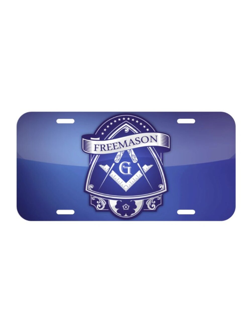 Free Mason License Plate Front Auto Tag Plate Masonic Lodge Free Masonry NEW